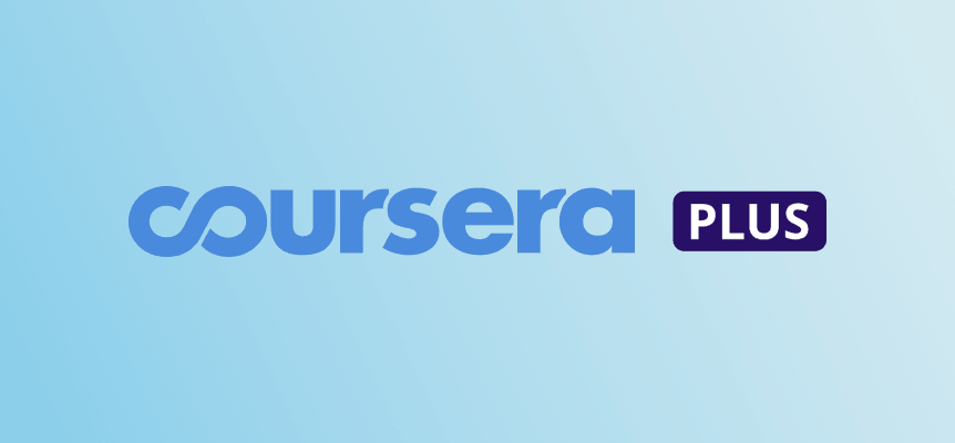 logo of coursera plus