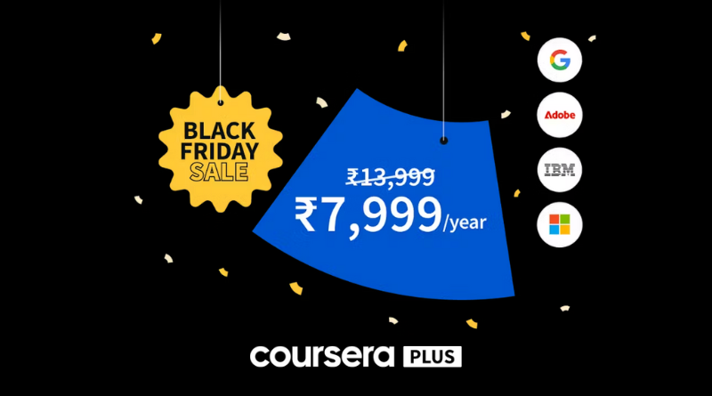 Coursera black friday sale India coursera plus