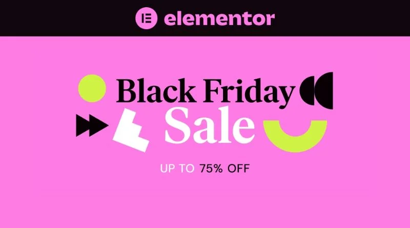 elementor black friday sale 2024